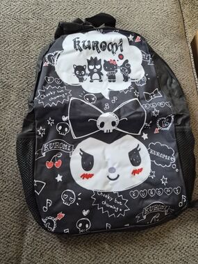 Kids Backpack with Cute Character Print